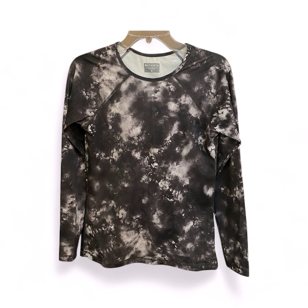 Athleta M Long Sleeved Super Nova Rashguard and Work Out Top.